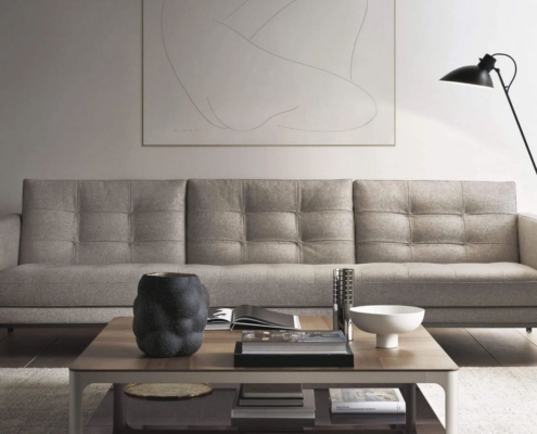 Sixty coffee table ambientato